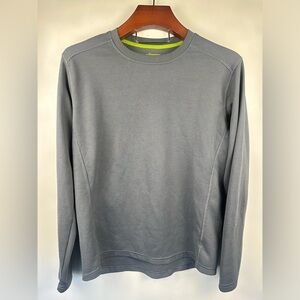 Koppen Men’s‎ Active Sport Charcoal Gray Long Sleeve Shirt LT